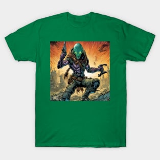 Alien Action Star T-Shirt